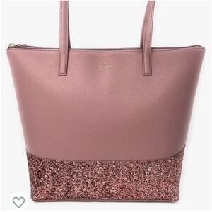 Kate Spade Penny Greta Court Large Glitter Tote